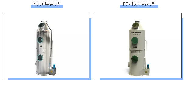 碳钢及PP材质喷淋塔